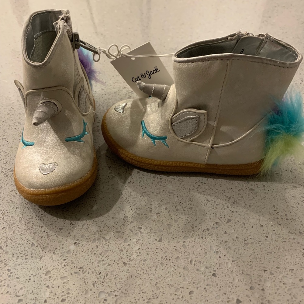 NWT Magical unicorn toddler boots